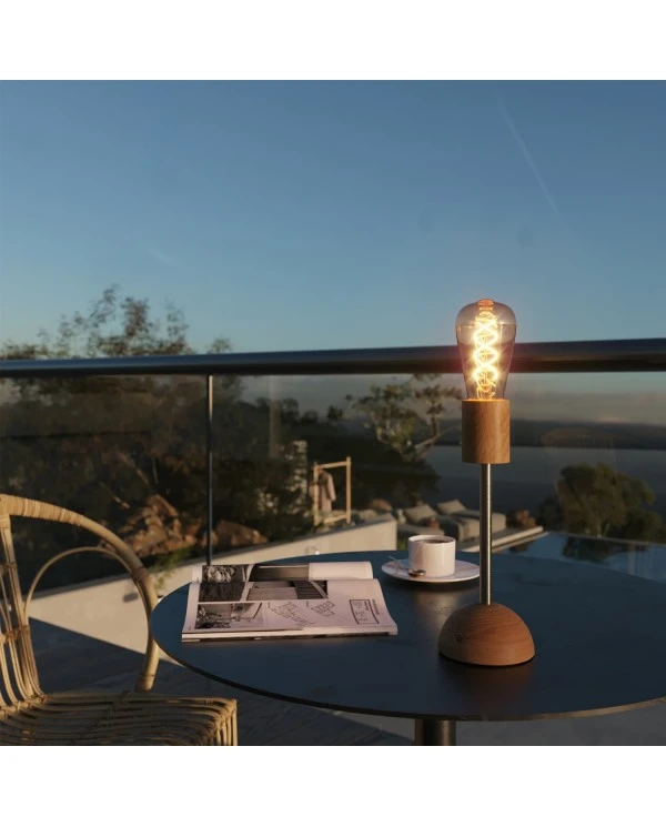 Portable and rechargeable Cabless02 Lamp Base