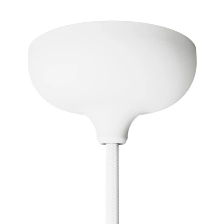Silicone rose kit with central hole and arrangement for a side hole - White