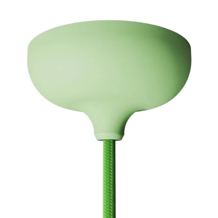 Silicone rose kit with central hole and arrangement for a side hole - Soft Green
