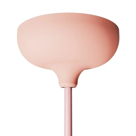 Silicone rose kit with central hole and arrangement for a side hole - Salmon
