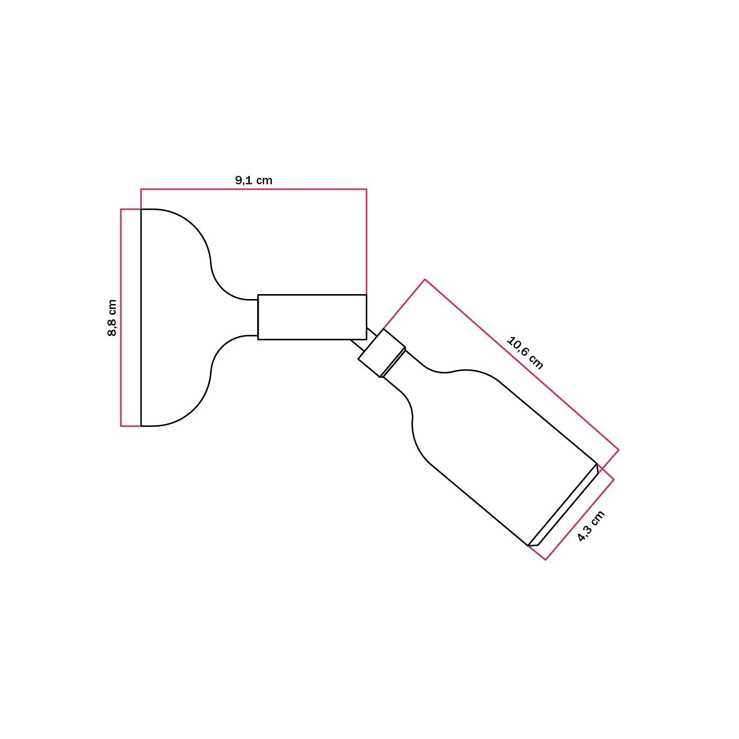 Silicone Fermaluce lamp with joint