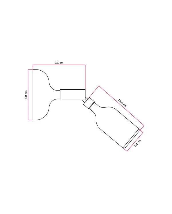 Silicone Fermaluce lamp with joint