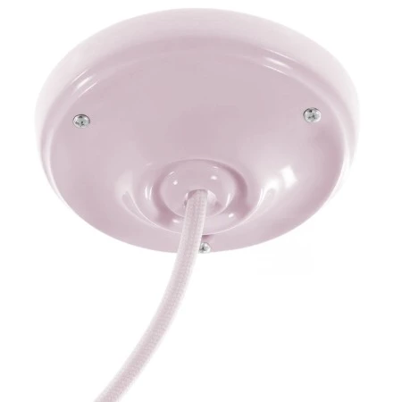 Porcelain ceiling rose kit - Ancient pink