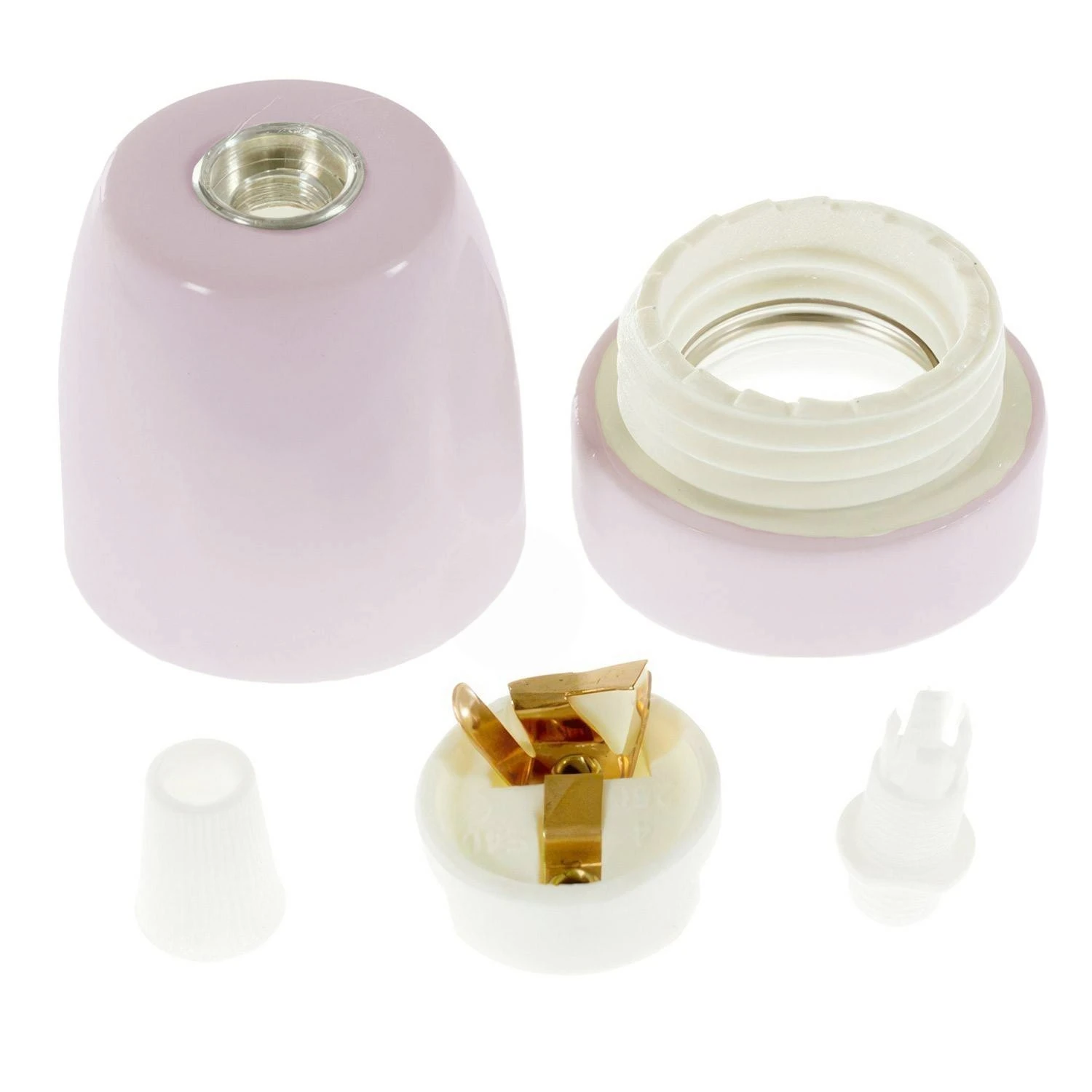 Porcelain E27 lamp holder kit