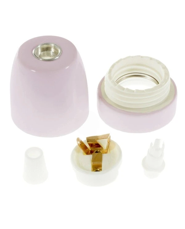 Porcelain E27 lamp holder kit