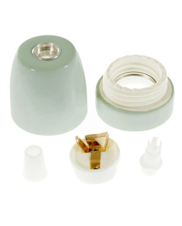 Porcelain E27 lamp holder kit