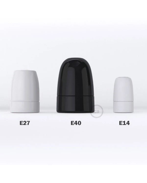 Porcelain E40 lamp holder kit