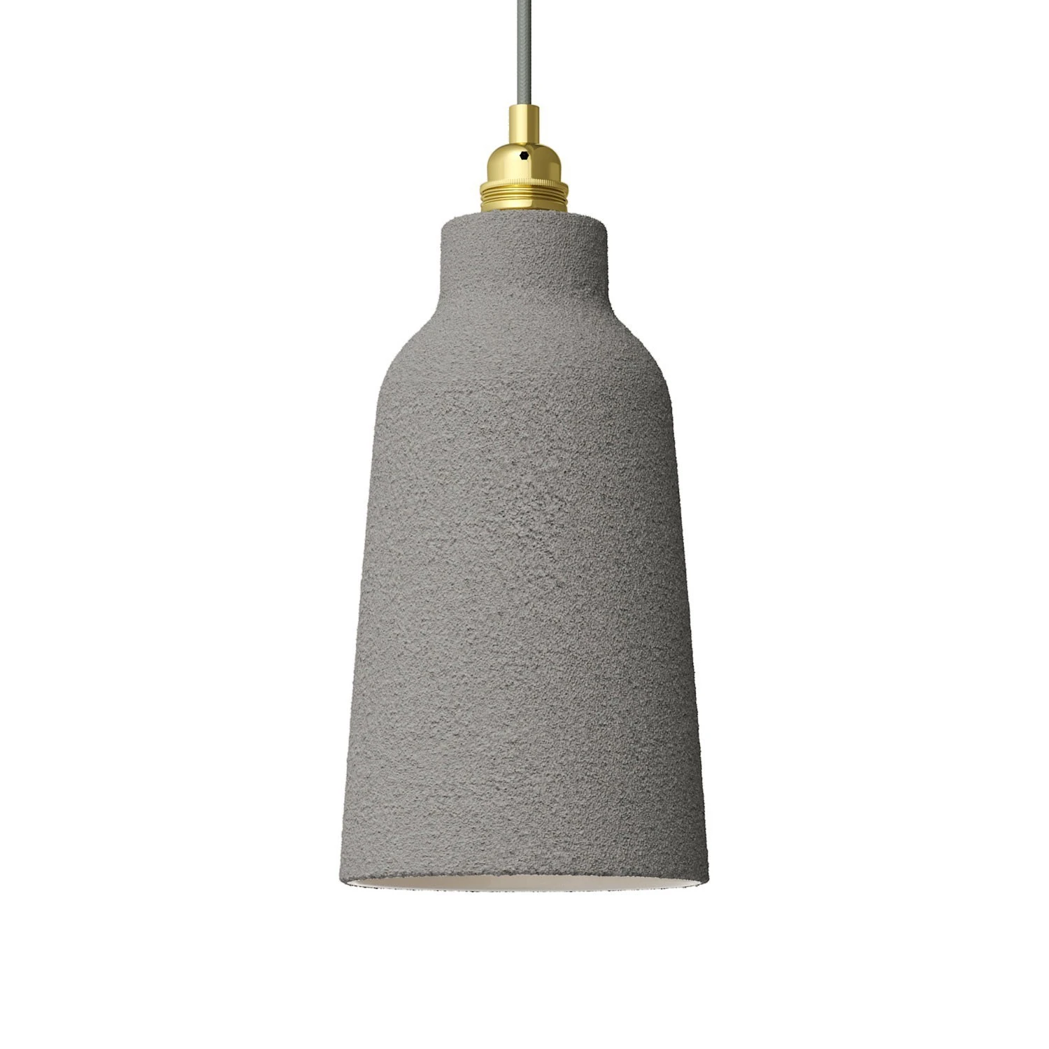 Ceramic lampshade Bottle, Materia collection - Made in Italy