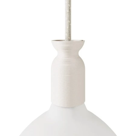 E27 lamp holder kit in recycled plastic from 3D printing - Eggshell