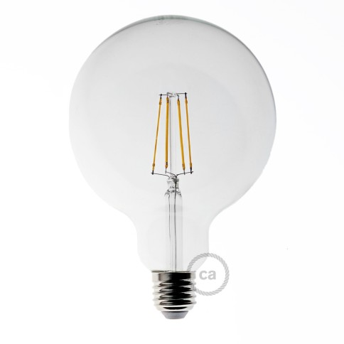 LED Light Bulb Globe 8.5W 1055Lm E27 Clear 2700K