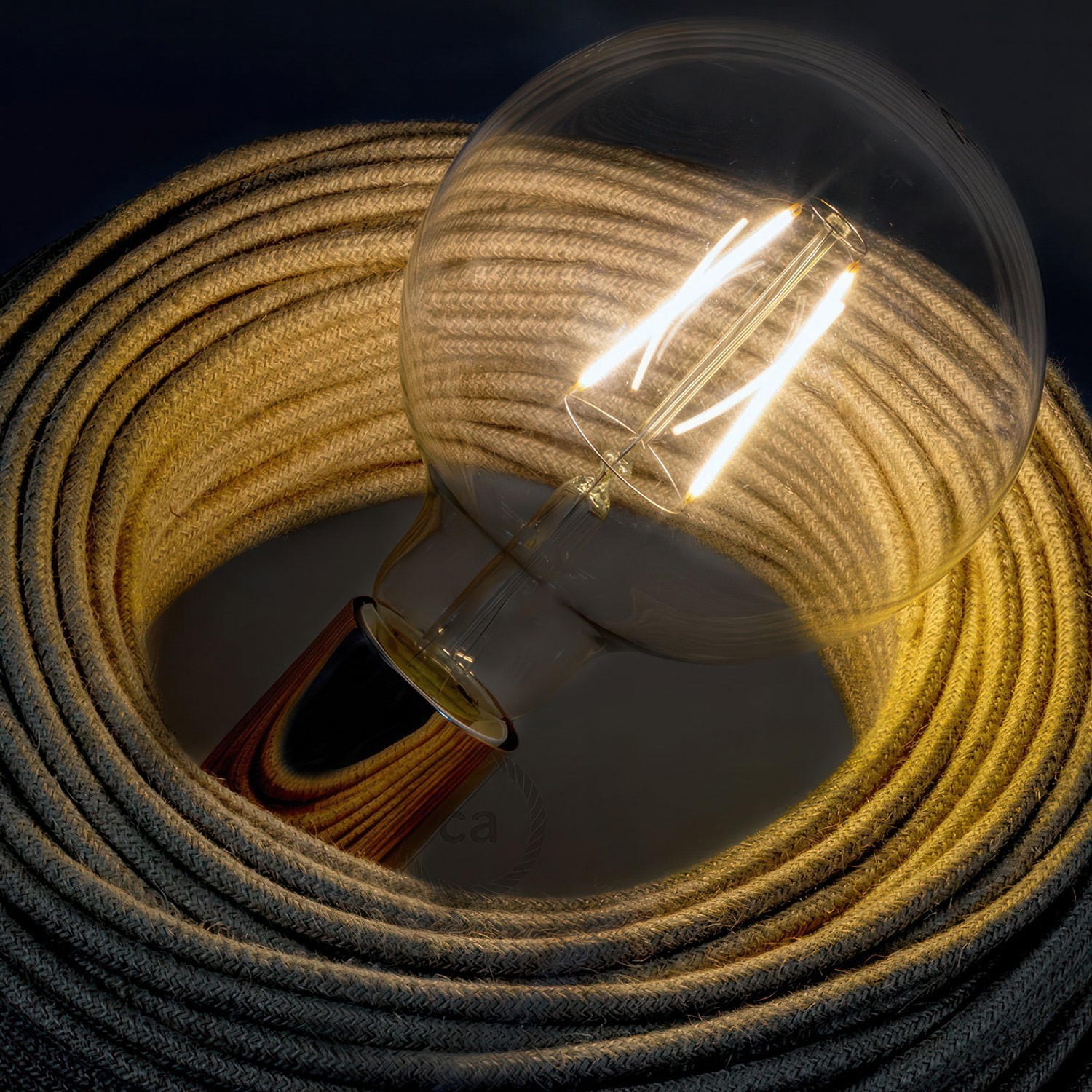 LED Transparent Light Bulb - Globe G125 Long Filament 4,5W 470Lm 2700K
