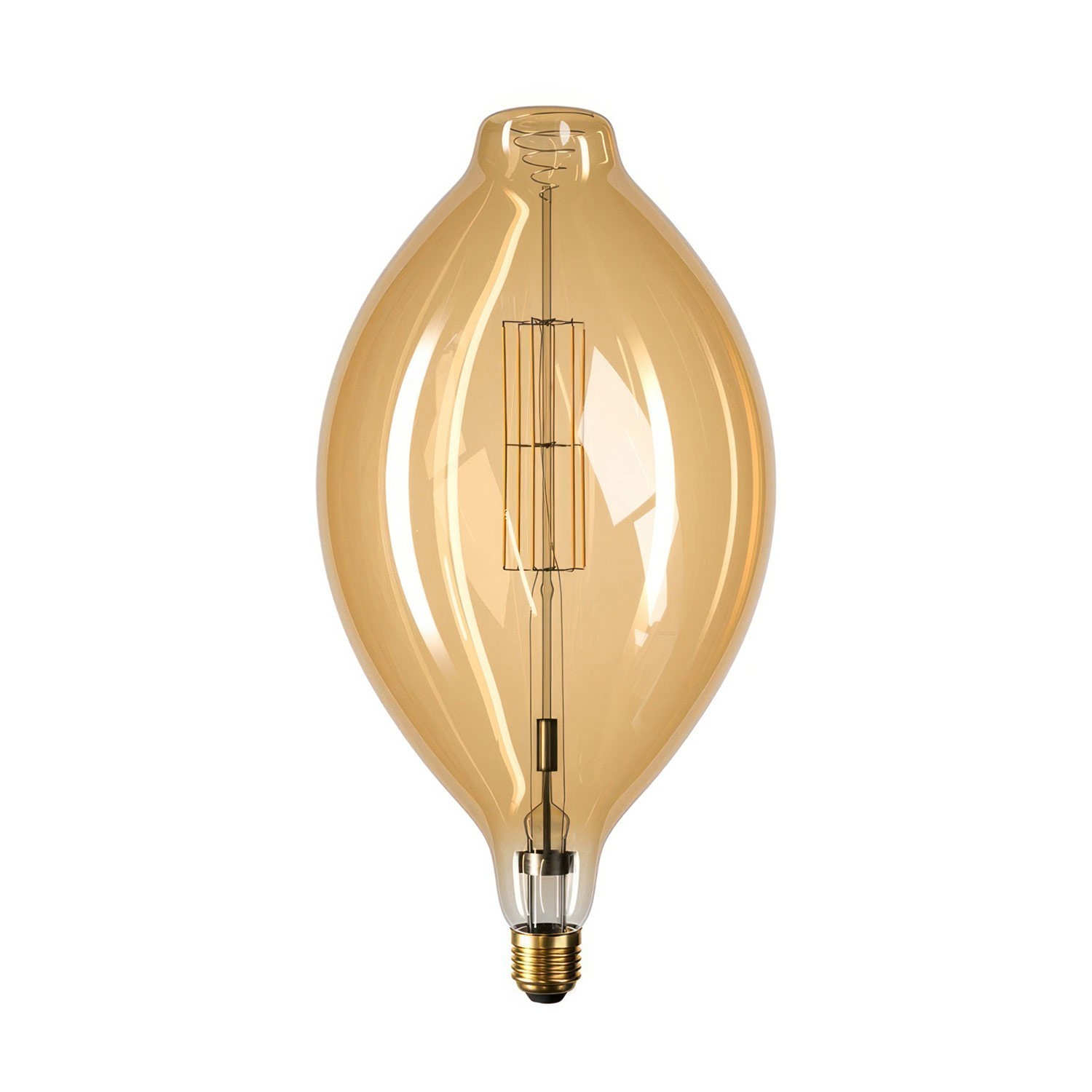 XXL LED Golden Light Bulb - Bulged Tubular BT180 - 10W 1000Lm E27 2200K Dimmable