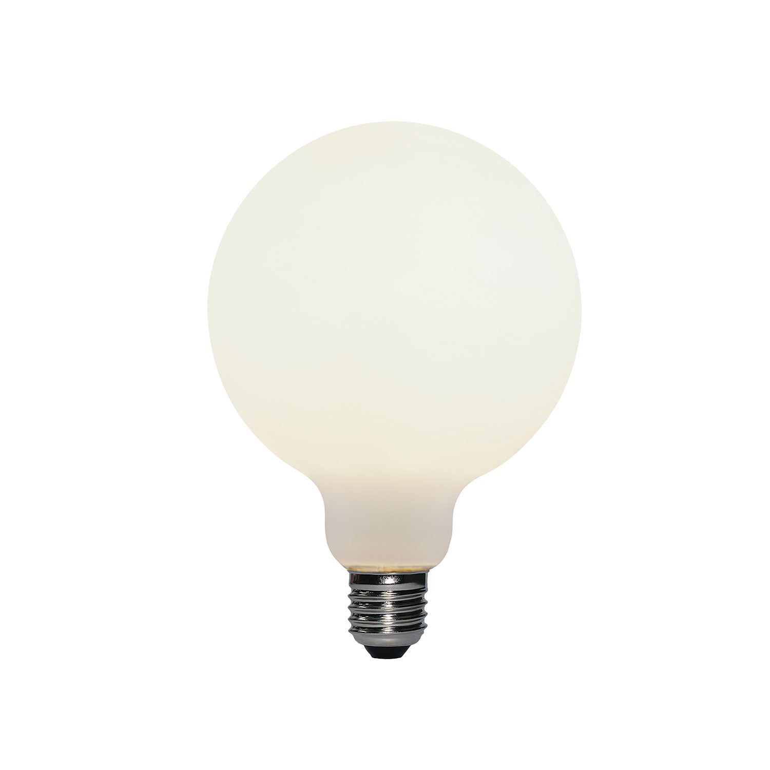 LED Porcelain Light Bulb G95 6W 530Lm E27 2700K Dimmable