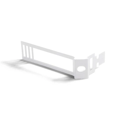 Metal cable tie clip for 24mm diameter rope cable - White