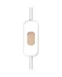 Inline single-pole switch Creative Switch White with earth terminal
