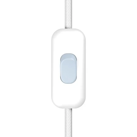 Inline single-pole switch Creative Switch White with earth terminal - Soft blue