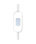 Inline single-pole switch Creative Switch White with earth terminal