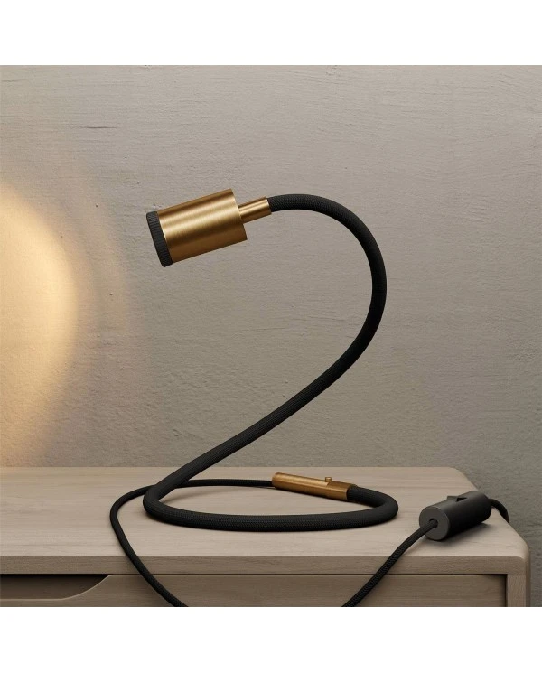 GU1d-one flexible lamp without base with mini LED spotlight