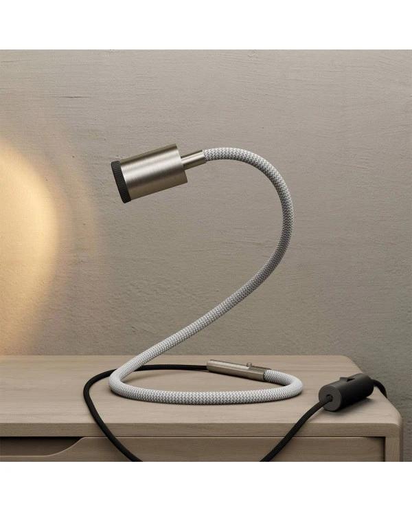 GU1d-one flexible lamp without base with mini LED spotlight