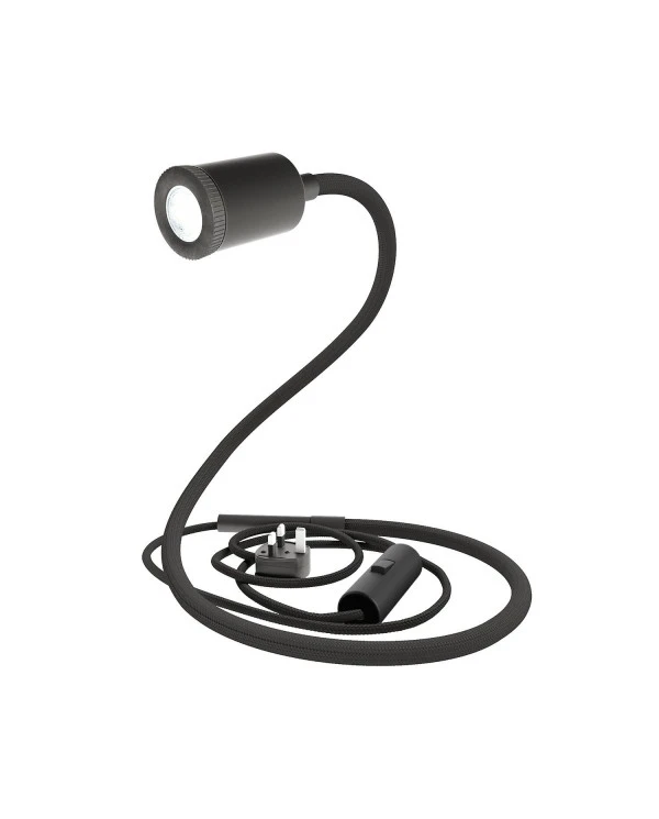 GU1d-one flexible lamp without base with mini LED spotlight