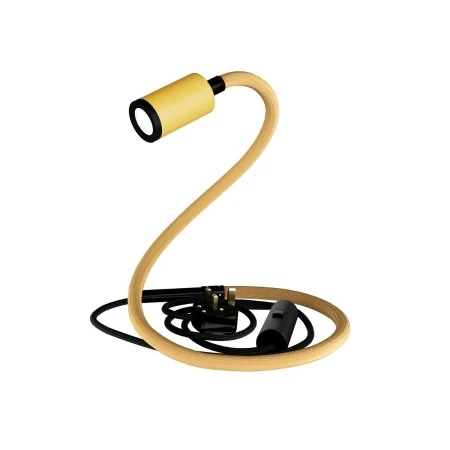 GU1d-one Pastel adjustable Lamp without base with mini LED spotlight - Yellow mustard