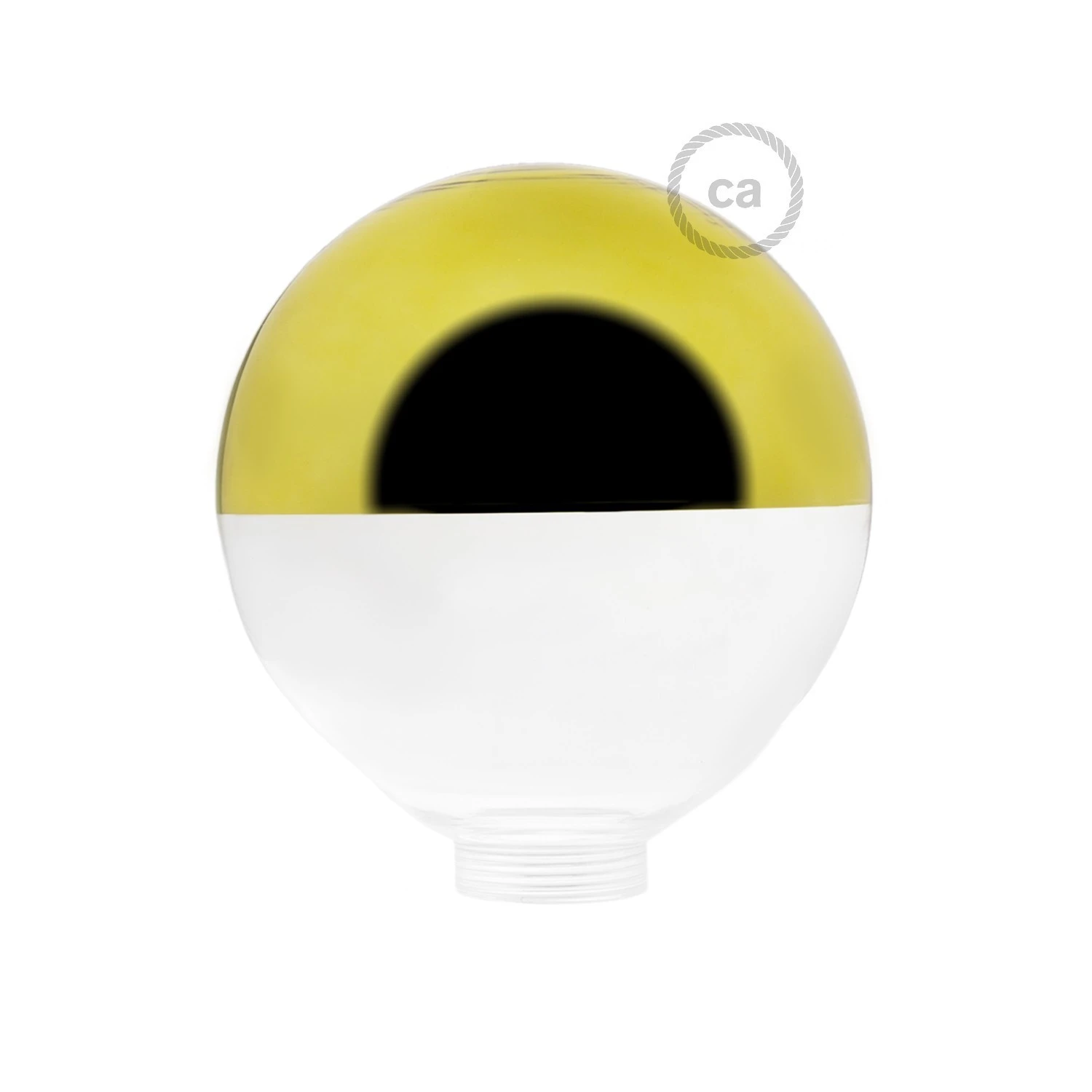 Bulb for modular decorative light bulb G125 Gold Semisphere