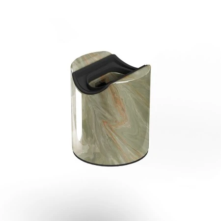 Esse14 wall or ceiling lamp holder with S14d fitting - Waterproof IP44 - Green marble effect