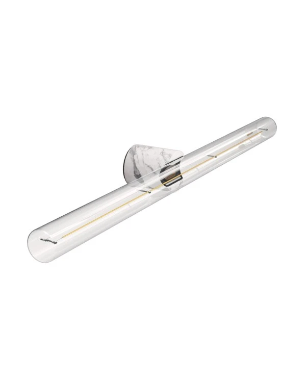 Esse14 wall or ceiling lamp for linear LED bulb S14d - Waterproof IP44