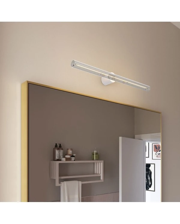 Esse14 wall or ceiling lamp for linear LED bulb S14d - Waterproof IP44