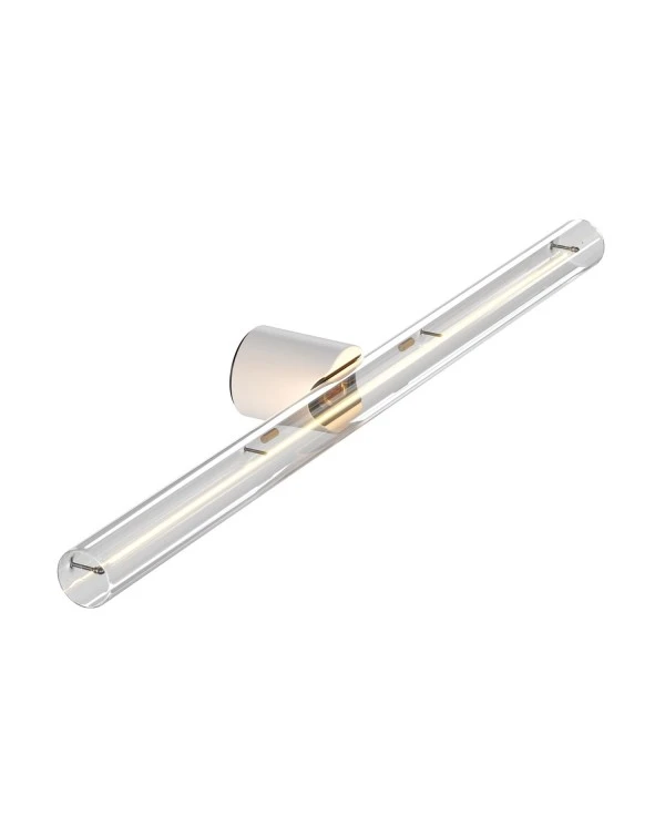 Esse14 wall or ceiling lamp for linear LED bulb S14d - Waterproof IP44