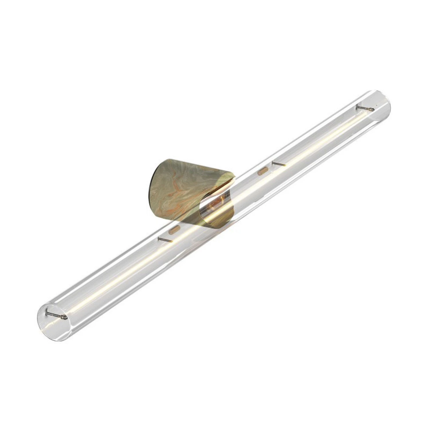 Esse14 wall or ceiling lamp for linear LED bulb S14d - Waterproof IP44