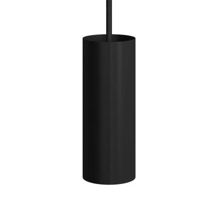 Tub-E14, spotlight pipe with E14 double ferrule lamp holder - Black