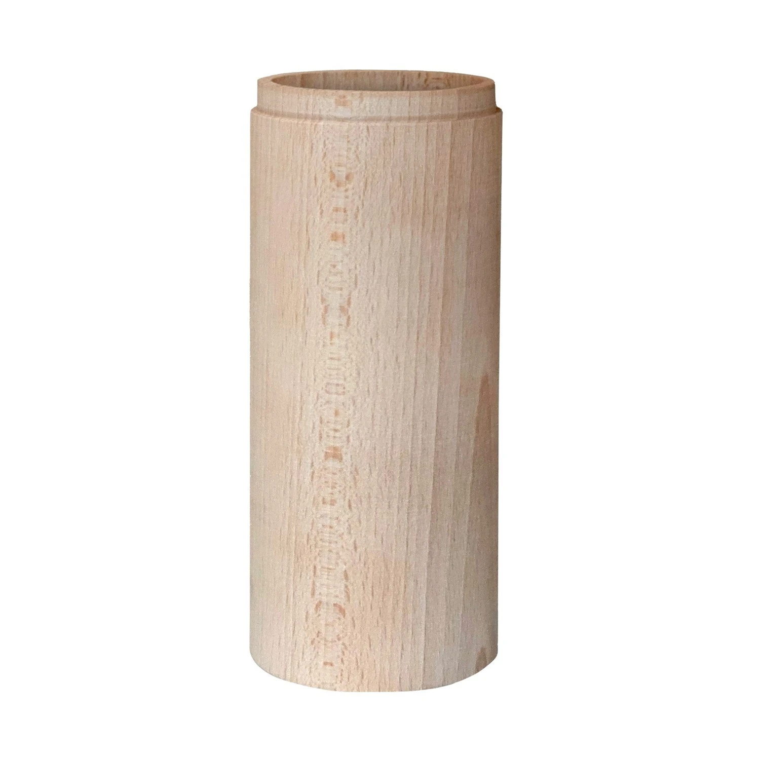 Tub-E27, wooden lampshade for spotlight lamp with double ring E27 socket