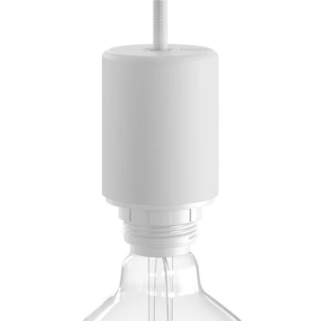 EIVA ELEGANT, E27 outdoor silicone lamp holder kit for lampshade - the first IP65 wirable lamp holder worldwide - White