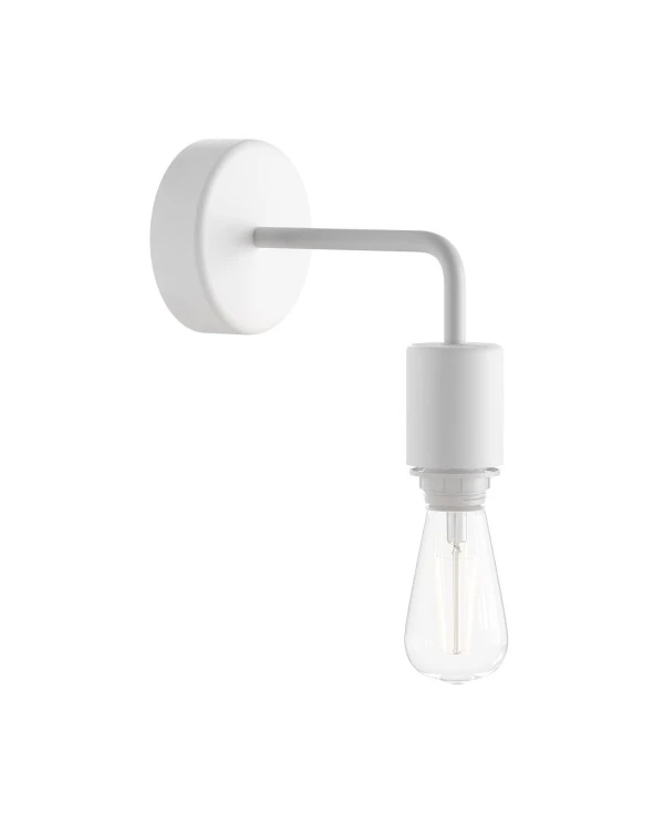 Fermaluce EIVA ELEGANT for lampshade with L-shaped extension, ceiling rose and lamp holder IP65 waterproof