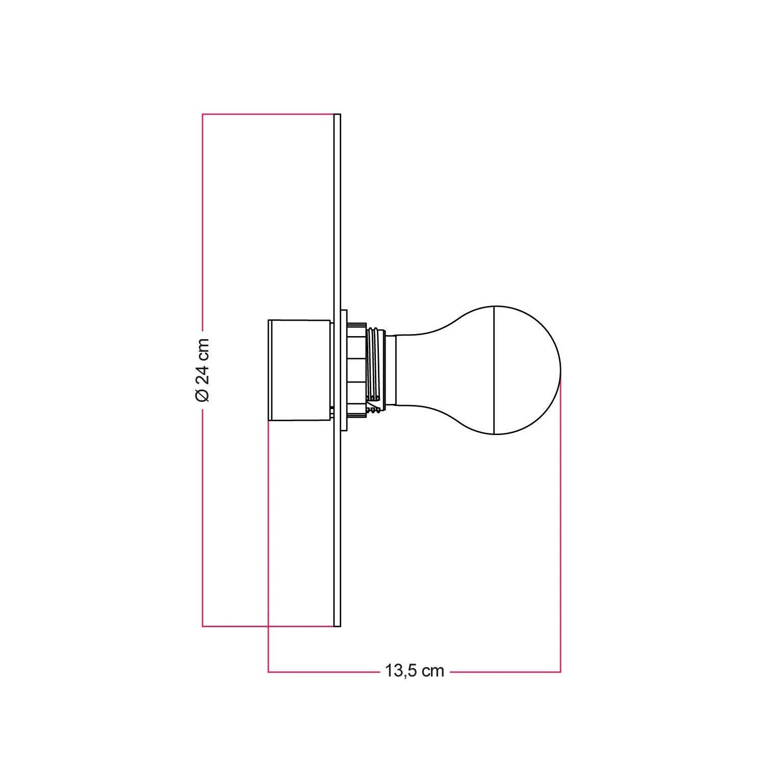 Wall or ceiling lamp with floral design lampshade 'Blossom Haven' - Waterproof IP44