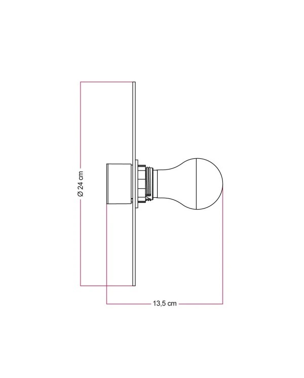 Wall or ceiling lamp with floral design lampshade 'Blossom Haven' - Waterproof IP44