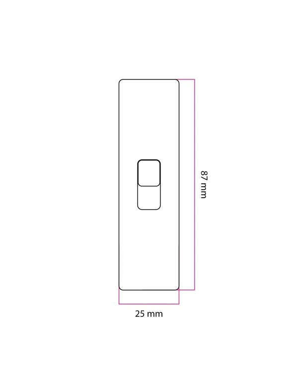 Rewireable cylindrical single pole cord-operated switch with earth terminal