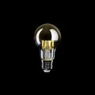 LED Gold Half Sphere Drop Light Bulb A60 7W 650Lm E27 2700K Dimmable - A12