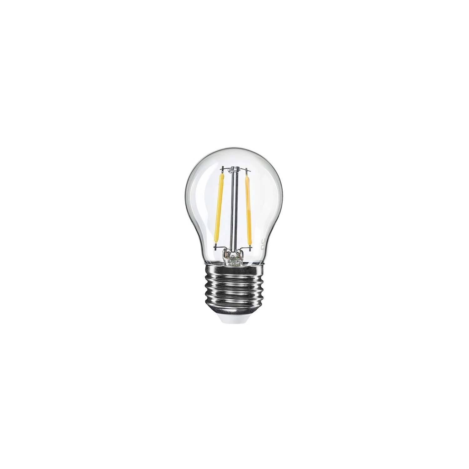 LED Transparent Light Bulb G45 2W 136Lm E27 2700K - E08