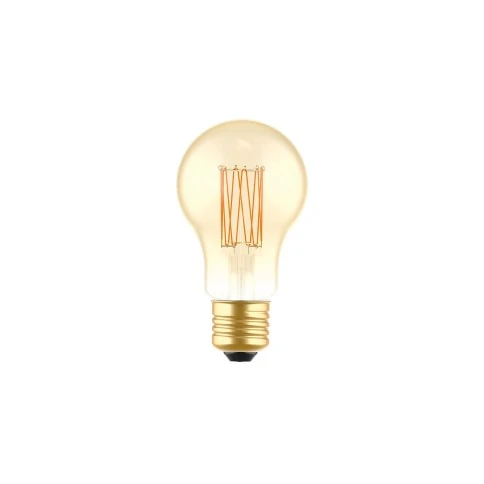 LED Golden Light Bulb Carbon Line Filament Cage Drop A60 7W 640Lm E27 2700K Dimmable - C53