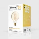 LED Golden Light Bulb Carbon Line Filament Cage Globe G95 7W 640Lm E27 2700K Dimmable - C55