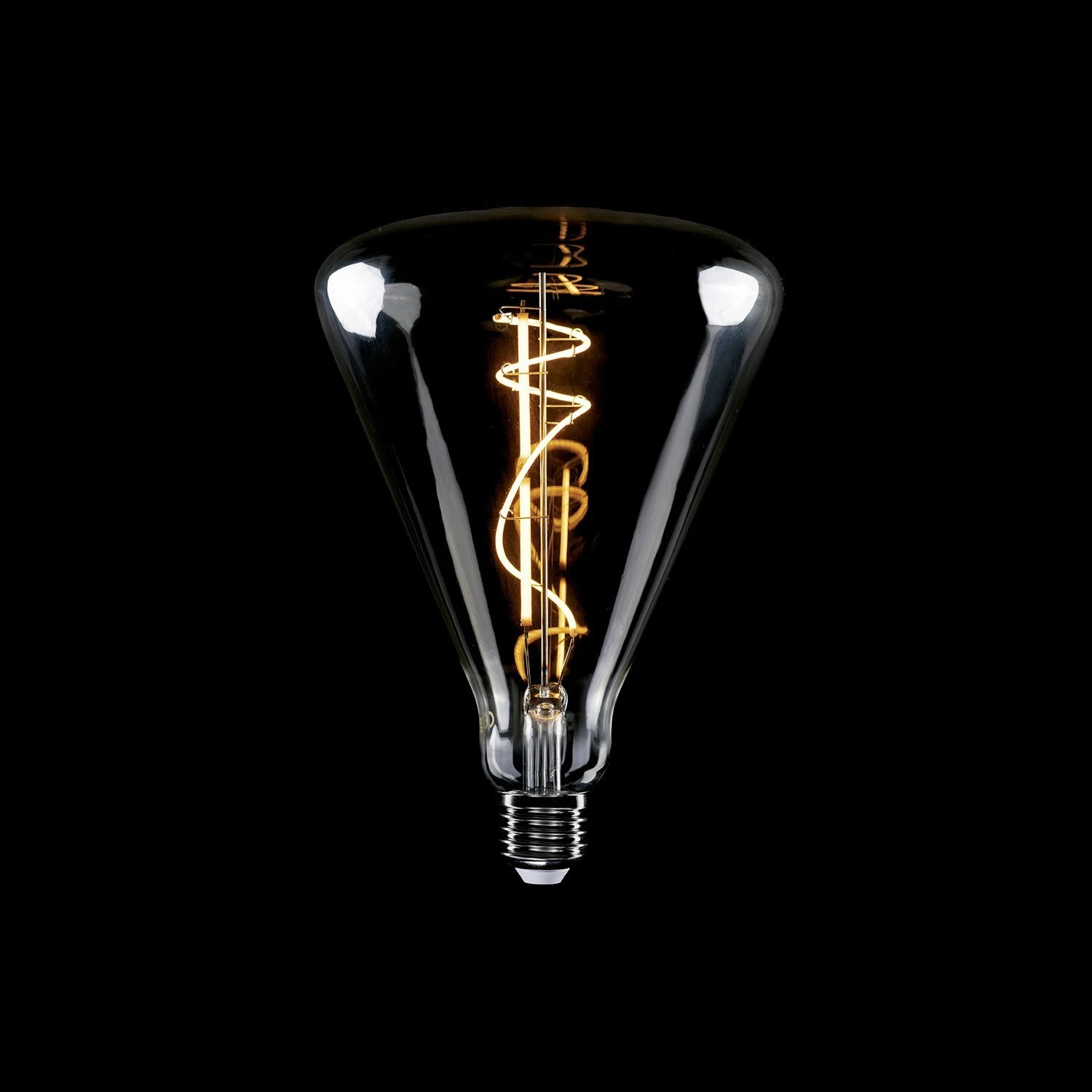 LED Smoky Light Bulb Cone 140 10W 470Lm E27 1800K Dimmable - H09