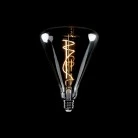 LED Smoky Light Bulb Cone 140 10W 470Lm E27 1800K Dimmable - H09