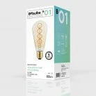 LED Light Bulb Gold B01 5V Collection Spiral Filament Edison ST64 1,3W 80Lm E27 2500K Dimmable