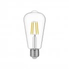 LED Clear Edison Light Bulb ST64 4W 470Lm E27 2700K - E03