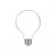 LED Milky Globe Light Bulb G95 4W 470Lm E27 2700K - M04