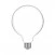 LED Milky Globe Light Bulb G125 4W 470Lm E27 2700K - M05