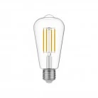 LED Light Bulb Clear Edison ST64 7W 806Lm E27 2700K Dimmable – T02