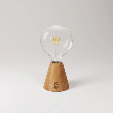 Portable and rechargeable Cabless01 Lamp with bulb - customizable (min 20 pieces) - Neutral